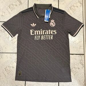 New Adidas Real Madrid 24/25 Authentic Third Jersey Men’s Size Large IY1761